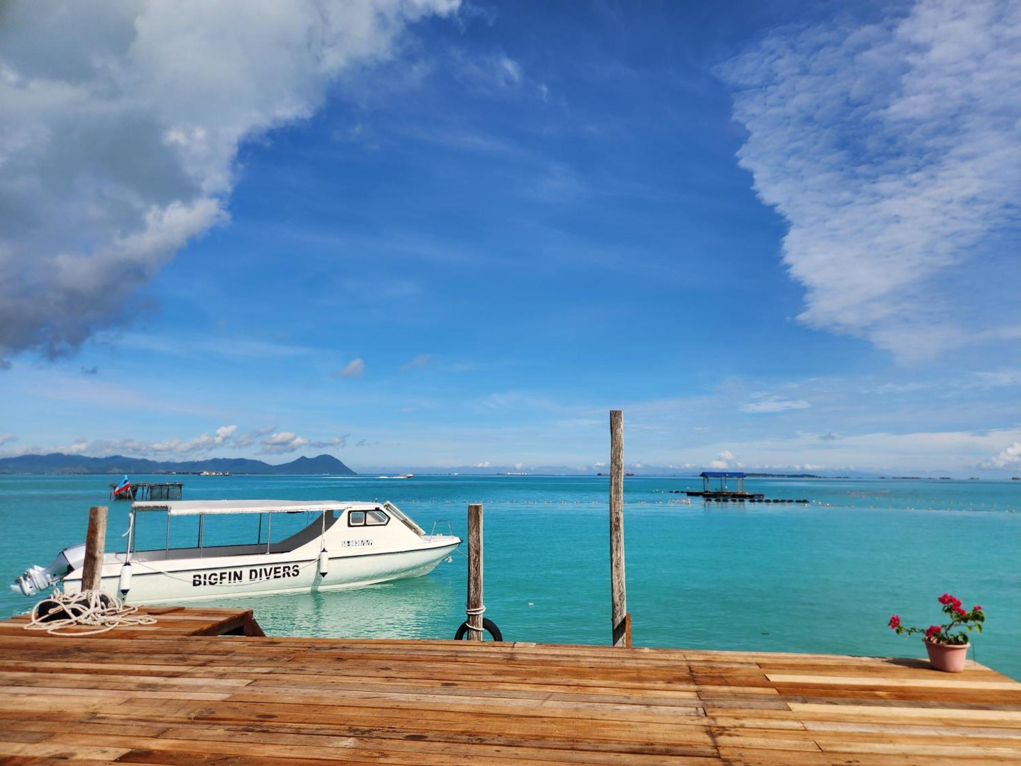 Bigfin Water Bungalow Hotell Semporna Eksteriør bilde