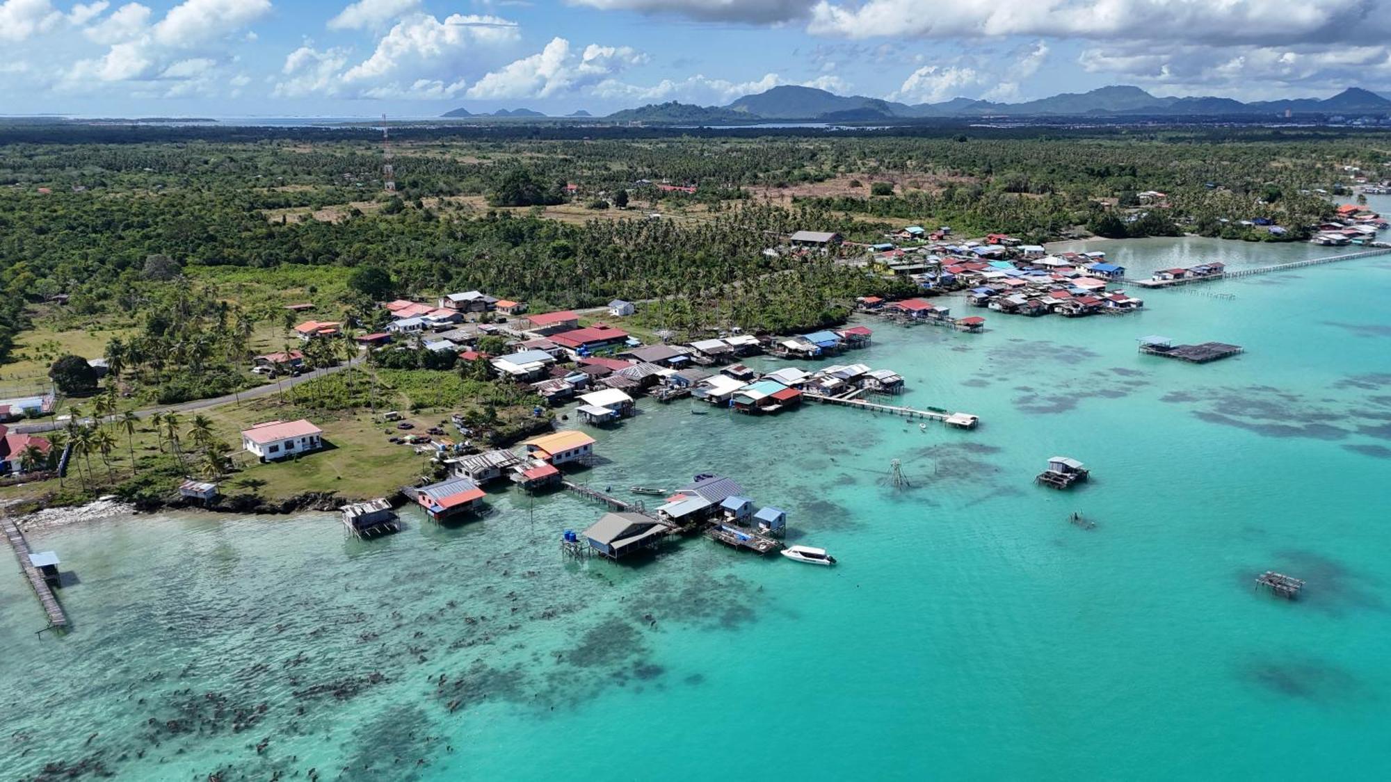 Bigfin Water Bungalow Hotell Semporna Eksteriør bilde